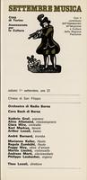 Libretto di sala - 1979 - Orchestra di Radio Berna e Coro Bach di Berna