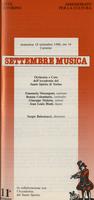 Libretto di sala - 1988 - Orchestra e Coro dell'Accademia del Santo Spirito