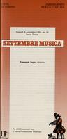 Libretto di sala - 1988 - Emanuele Segre