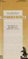 Libretto di sala - 1989 - Pietro Borgonovo, Rino Vernizzi ed Edoardo Farina