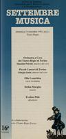 Libretto di sala - 1993 - Orchestra e Coro del Teatro Regio di Torino