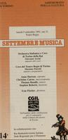 Libretto di sala - 1991 - Orchestra Sinfonica e Coro di Torino della RAI e Coro del Teatro Regio di Torino