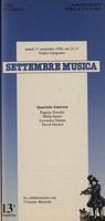 Libretto di sala - 1990 - Quartetto Emerson