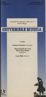 Libretto di sala - 1990 - Carme