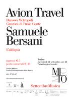 Concerti all’Isozaki: Avion Travel e Samuele Bersani
