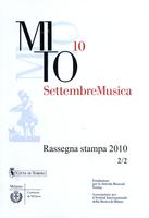 Rassegna stampa MITO Settembre Musica 2010 volume II