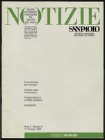 Notizie Sanpaolo: rivista economico finanziaria del Gruppo San Paolo. Invest Notizie, n. 08 (1991)