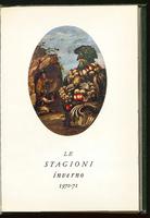 Le Stagioni: rivista trimestrale di varietà economica, A. 10 (1970-1971), n. 1 (inverno)