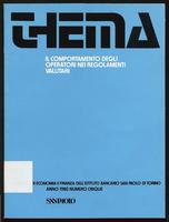 Thema: quaderni di economia e finanza dell'Istituto bancario San Paolo di Torino. N. 5 (1980)