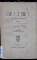 Lo Stato e le ferrovie : riscatto ed esercizio