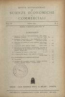 Rivista internazionale di scienze economiche e commerciali - Anno 04 N. 08