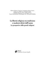 La libertà religiosa tra tradizione e moderni diritti dell’uomo. Le prospettive delle grandi religioni