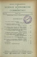 Rivista internazionale di scienze economiche e commerciali - Anno 07 N. 05