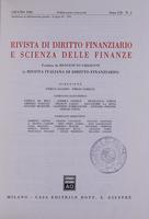 Rivista di diritto finanziario e scienza delle finanze. 1993, Anno 52, giugno, n.2