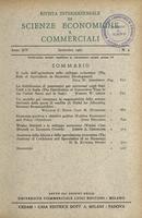 Rivista internazionale di scienze economiche e commerciali - Anno 14 N. 09