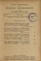 Rivista internazionale di scienze economiche e commerciali - Anno 16 N. 02