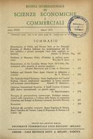 Rivista internazionale di scienze economiche e commerciali - Anno 18 N. 03