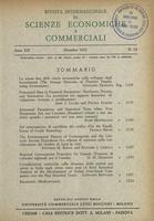 Rivista internazionale di scienze economiche e commerciali - Anno 19 N. 12