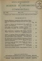 Rivista internazionale di scienze economiche e commerciali - Anno 22 N. 03