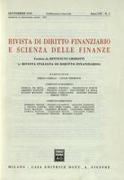 Rivista di diritto finanziario e scienza delle finanze. 1995, Anno 54, settembre, n.3