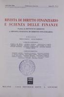 Rivista di diritto finanziario e scienza delle finanze. 1996, Anno 55, giugno, n.2