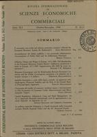 Rivista internazionale di scienze economiche e commerciali - Anno 41 N. 10-11