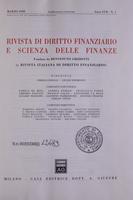 Rivista di diritto finanziario e scienza delle finanze. 1998, Anno 57, marzo, n.1