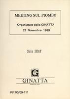 Meeting sul piombo