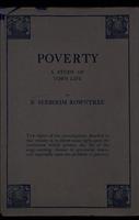 Poverty : a study of town life