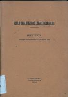 Sulla svalutazione legale della lira : inchiesta compiuta dall'Economista nell'aprile 1922