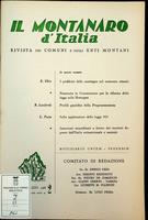 Il montanaro d'Italia. Rivista dei comuni e degli enti montani