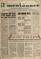 Il montanaro. Quindicinale d'Informazione per la montagna