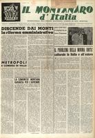 Il montanaro d'Italia. Quindicinale dell'Unione dei Comuni ed Enti Montani