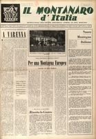 Il montanaro d'Italia. Quindicinale dell'Unione dei Comuni ed Enti Montani