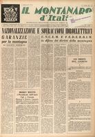 Il montanaro d'Italia. Quindicinale dell'Unione dei Comuni ed Enti Montani