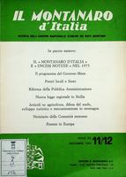 Il Montanaro d'Italia. Rivista dell'Unione Nazionale dei Comuni ed Enti Montani