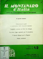 Il Montanaro d'Italia. Rivista dell'Unione Nazionale dei Comuni ed Enti Montani