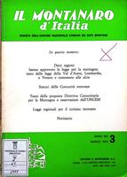 Il Montanaro d'Italia. Rivista dell'Unione Nazionale dei Comuni ed Enti Montani