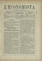 L'economista: gazzetta settimanale di scienza economica, finanza, commercio, banchi, ferrovie e degli interessi privati - A.01 (1874) n.21, 24 settembre