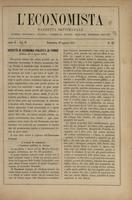 L'economista: gazzetta settimanale di scienza economica, finanza, commercio, banchi, ferrovie e degli interessi privati - A.02 (1875) n.68, 22 agosto