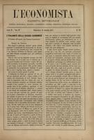 L'economista: gazzetta settimanale di scienza economica, finanza, commercio, banchi, ferrovie e degli interessi privati - A.02 (1875) n.78, 31 ottobre