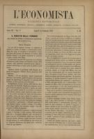 L'economista: gazzetta settimanale di scienza economica, finanza, commercio, banchi, ferrovie e degli interessi privati - A.03 (1876) n.93, 14 febbraio