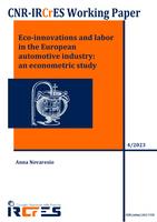 Eco-innovations and labor in the European automotive industry: an econometric study