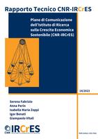 Piano di Comunicazione dell’Istituto di Ricerca sulla Crescita Economica Sostenibile (CNR-IRCrES)