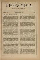 L'economista: gazzetta settimanale di scienza economica, finanza, commercio, banchi, ferrovie e degli interessi privati - A.03 (1876) n.110, 11 giugno