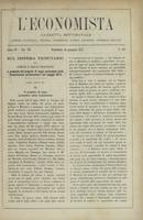 L'economista: gazzetta settimanale di scienza economica, finanza, commercio, banchi, ferrovie e degli interessi privati - A.04 (1877) n.141, 14 gennaio