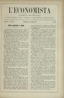 L'economista: gazzetta settimanale di scienza economica, finanza, commercio, banchi, ferrovie e degli interessi privati - A.04 (1877) n.154, 15 aprile