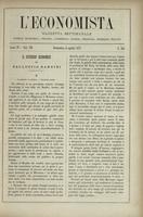 L'economista: gazzetta settimanale di scienza economica, finanza, commercio, banchi, ferrovie e degli interessi privati - A.04 (1877) n.153, 8 aprile