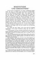 Bekenntnisse und Erkenntnisse