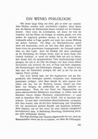 Ein wenig Philologie